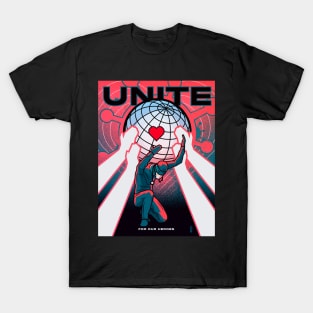 UNITE For Our Heroes Poster VARIANT T-Shirt